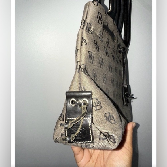 Dooney & Bourke Black and Brown Satchel - Picture 2 of 9